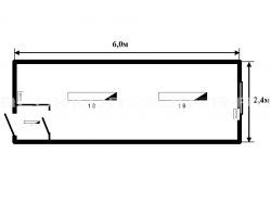 Блок-контейнер 6м жилой для строительных объектов в Воробьевке